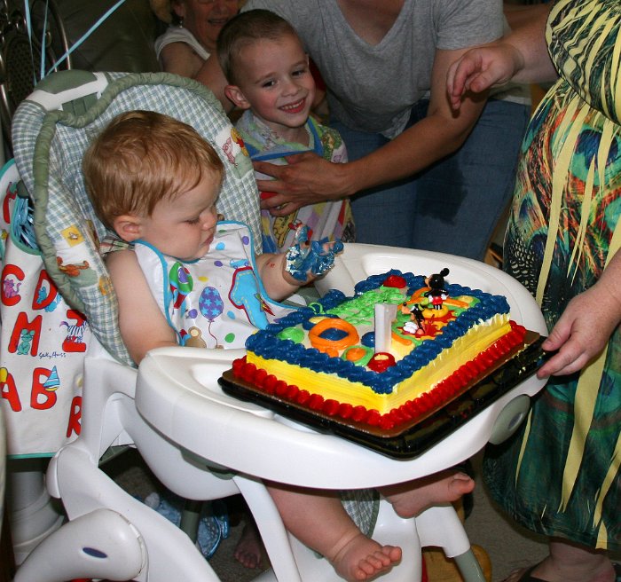 Hand full of frosting